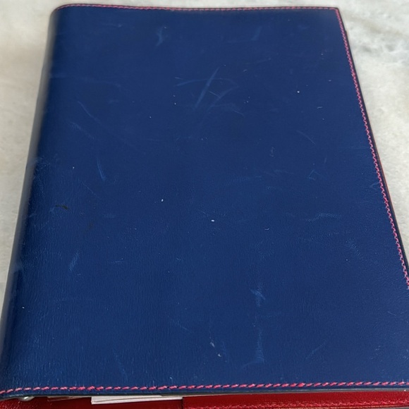 Hermès Paris 1999 Navy/Red Leather Agenda / Address Book - Picture 8 of 9